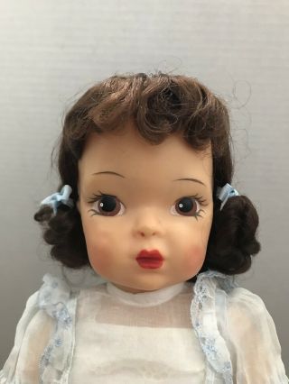 Vintage Dotty - Eyed Terri Lee Doll In Tagged Dress