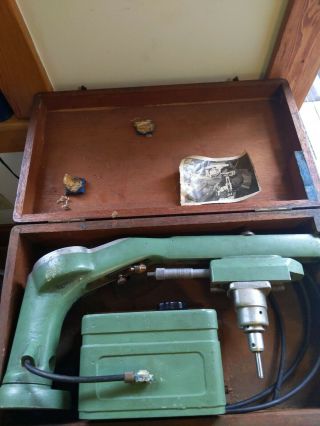 Mini Lathe Antique Tool.  ???? Look Piece Of Industrial History Rare & Unknown.