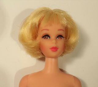 Vintage Hair Happenin ' s Francie 1122 Blonde 1970 - 72 Complete & 9