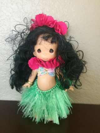 Vintage Precious Moments Hawaiian Hula Girl 9” Doll 1994