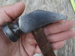 Antique/Vintage C.  S.  Osborne & Co.  Leather Hammer - Cobler ' s Shoe Hammer 2