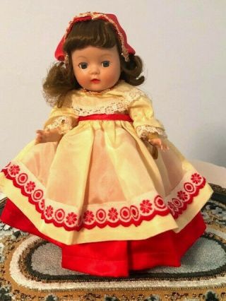 Nancy Ann Story Book Doll,  Muffie,  7 1/2 ",  Russian,  Tag; Head Arms,  Legs Move