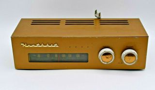 Vintage Gold Heathkit Radio Model Fm - 3a - Parts Project Rebuild Antique Radio
