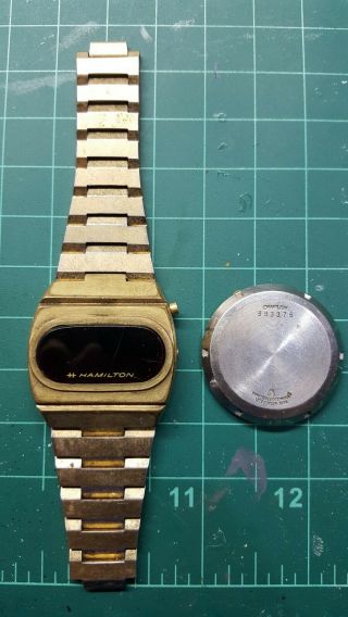 Vintage Hamilton Digital Electric Led Watch Case