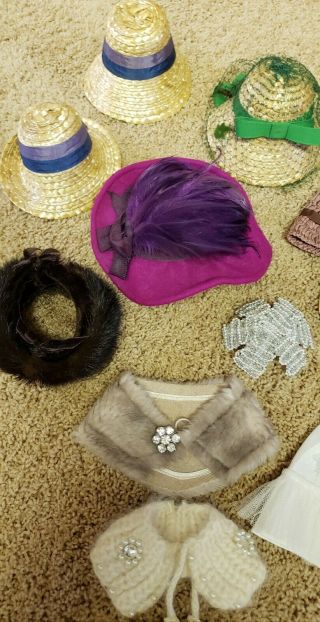 VINTAGE Fashion Doll Cissy and Similiar size Clothing Hats Handbags Panties 2