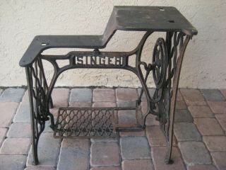 Antique Cast Iron Treadle Stand / Singer Sewing Machine Base / For 29 - 4 Machine