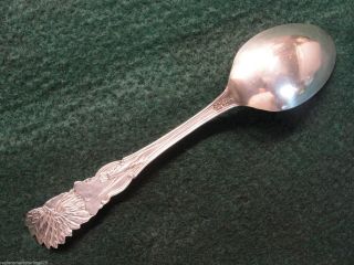 Sterling Souvenir Spoon Denver,  CO Auditorium,  Indian Head Handle - 1900 4
