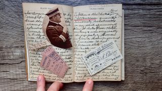 Circa 1937 Handwritten Diary Travel To France Young American Women Via Steamship
