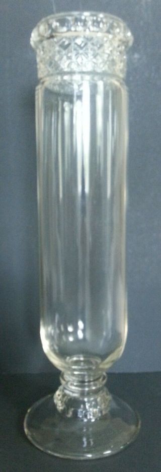 Dakota Cylinder Apothecary General Store Glass 18 " Counter Display Jar No Lid