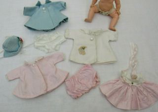 Vintage Vogue Ginnette Baby Doll And Tagged Clothing
