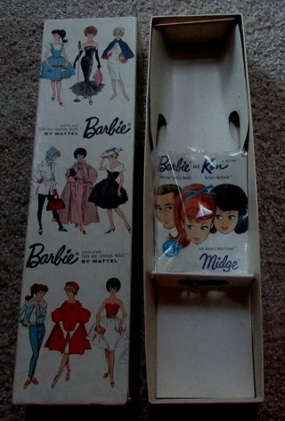 Vintage Barbie Box Only For Blonde Bubblecut