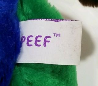 Peef The Christmas Bear Plush Vintage 1996 Squeeker 15in Tom Hegg Stuffed Animal 8