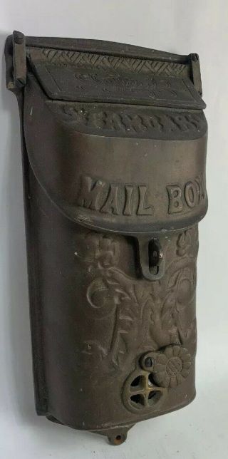Antique Standard Cast Brass Mailbox Vintage Everyday Fast