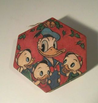 Antique Vintage Disney Donald Duck Gift Box Michel & Co.