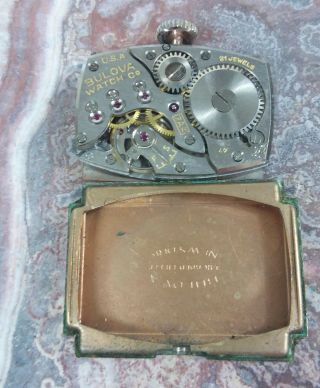 vintage Man ' s Bulova Watch 14K gold filled 21 jewel movement.  99 5