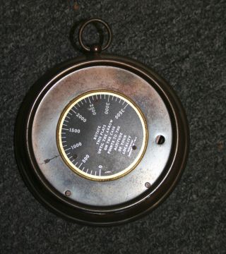 antique vintage STORMOGUIDE tycos 1922 Barometer brass taylor thermometer RARE 3