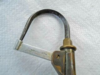 Old Brass & Steel Telescopic Gaff c/w Belt Clip 