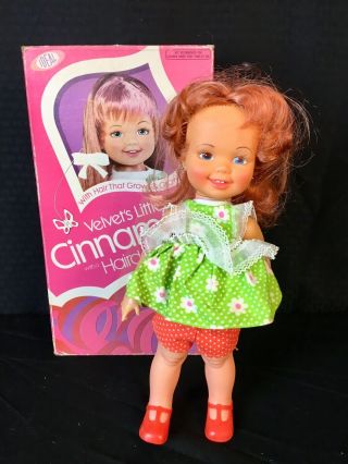 Vintage Ideal Velvet’s Sister Cinnamon Doll W/ Box Clothing Shoes Growing Hair