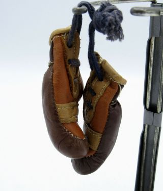 Antique Miniature Brown Leather Boxing Gloves,  Salesman Sample? NR 2