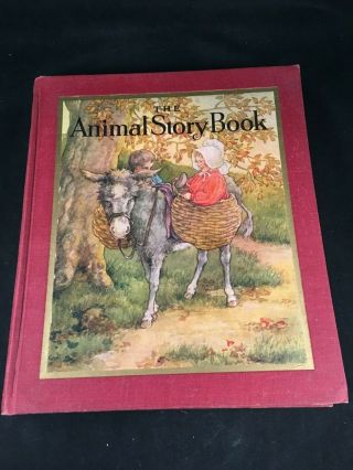 The Animal Story Book By Gladys Toon Illustrated By Clara Burd 1928 Antique Book