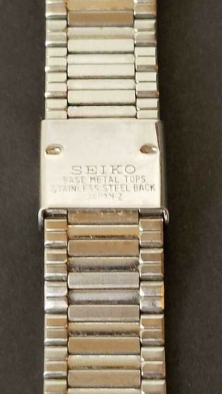 Vintage Mens Seiko Quartz Gold Tone Watch 7430 - 5670 Great 5