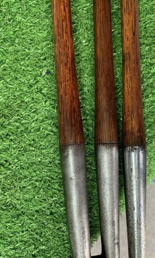 Antique Hickory Wood Shaft George Nicoll Irons 3