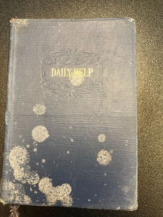 Charles Spurgeon Antique Book Daily Help Hardcover Collectible