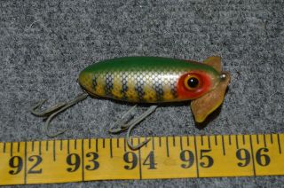 Vintage Fred Arbogast Jitterbug Fishing Lure,  With Brass Hardware