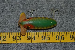Vintage Fred Arbogast Jitterbug Fishing Lure,  With Brass Hardware 3