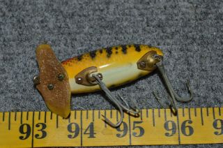 Vintage Fred Arbogast Jitterbug Fishing Lure,  With Brass Hardware 4