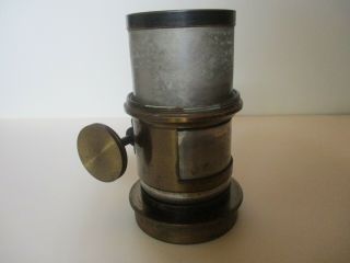 Antique Camera Lens,  " Williams,  Brown & Earle,  Philadelphia,  Early 19th Century