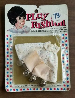 Vintage Totsy Play Fashion Doll Needs In Pkg.  Fits Barbie Babette Tina - Marie