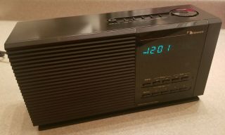 Black Nakamichi Am/fm Stereo Clock Radio Tm - 1 Perfectly