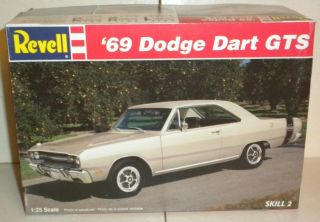Revell 69 Dodge Dart Model Kit Never Assembled Usa