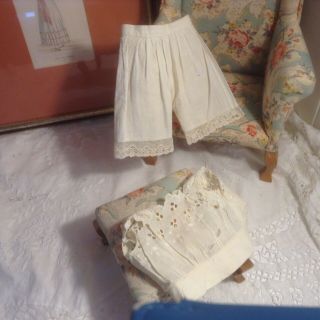Vintage Chemise & Pantaloons For A Antique Doll