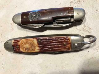 Two Vintage Boy Scout Knives