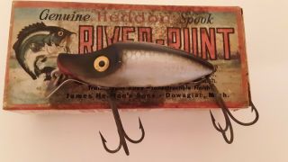 Vintage Old Heddon River Runt W/ Box Spook Sinker Fishing Lure