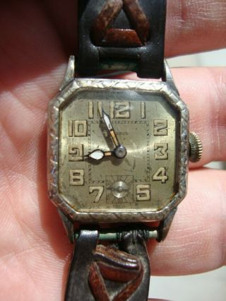 Vintage Benrus Art Deco Men’s Watch - 14k Gold Filled Running - Swiss Made
