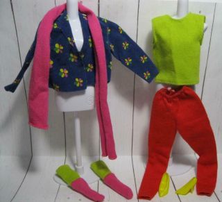Vintage 1990 Barbie Doll United Colors Of Benetton Clothes Outfit Fashion - Jacket