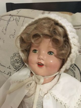 Antique Big Happy Girl Doll 1930s - 27 