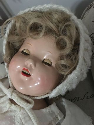 Antique Big Happy Girl Doll 1930s - 27 