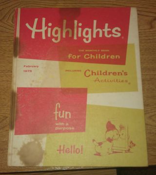 February 1975 Vintage Highlights For Children Fun With A Purpose