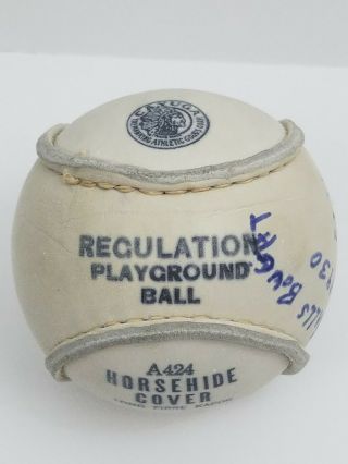 Antique Regulation Playground Ball Cayuga Tremanking Athletic Goods Corp