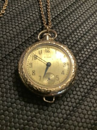 Vintage Elgin Ladies Pocket Watch