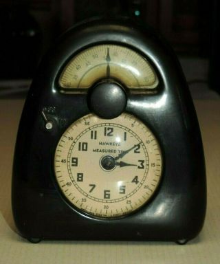 Mid Century Modern Isamu Noguchi Measured Time Clock Hawkeye Eames Bakelite