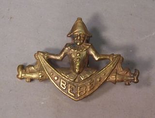 Antique French Doll " Bebe " Metal Pin