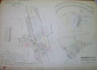 Toughkenamon Garden Township Chester County Pa 1883 Map Harmonyville