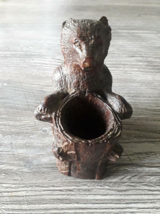 Antique Black Forest,  Hand Carved Grizzly Bear