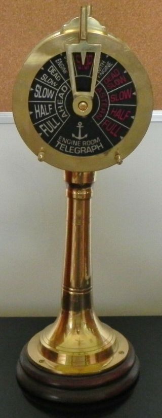 Brass16 " Telegraph Engine Order Brass Ship Nautical Decor - Christmas Gift