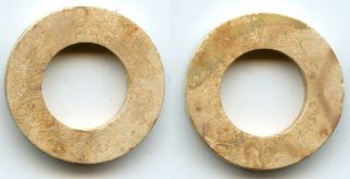 Rare 100 Authentic Late Jade Bi (ring),  W.  Han Dynasty (206 Bc - 9 Ad),  China